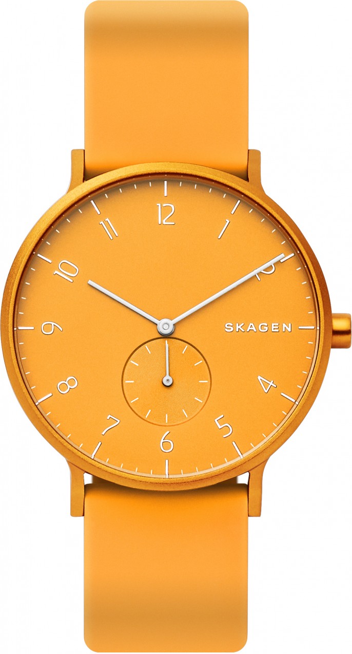 Karóra SKAGEN - Aaren Kulor SKW6510 Yellow/Yellow