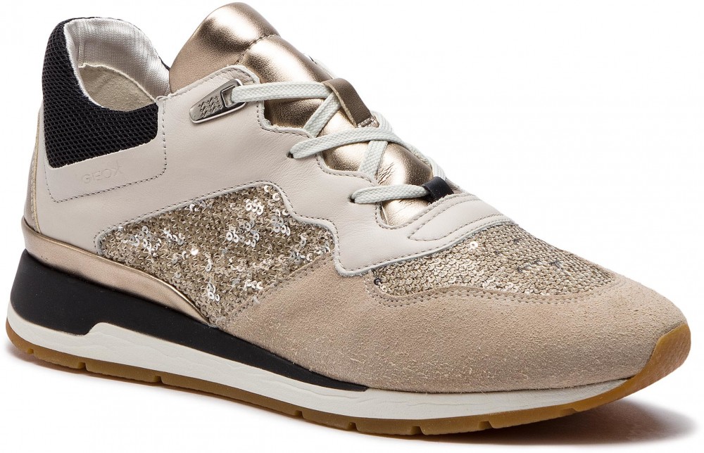 Sportcipő GEOX - D Shahira B D62N1B 085AT C1181 Off White/Lt Taupe