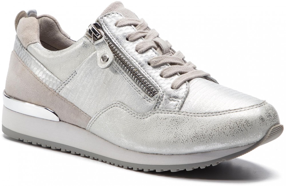 Sportcipő CAPRICE - 9-23600-22 Silver Comb 943