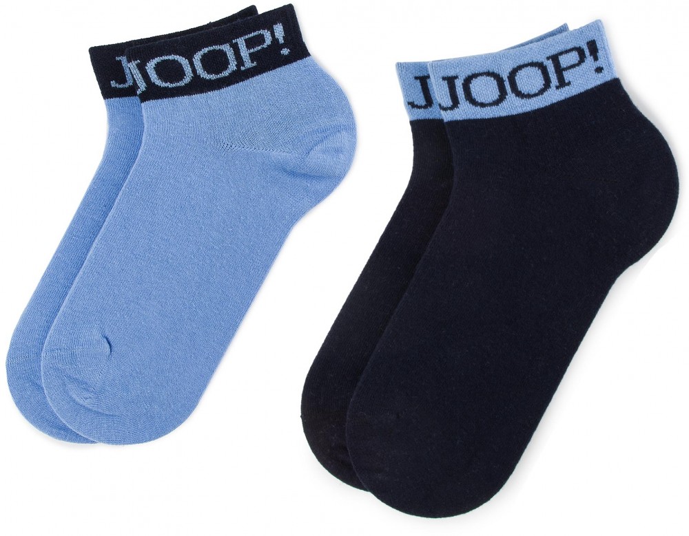 Két pár rövid férfi zokni JOOP! - Logo Sneaker 760.052-2 Aqua 6044