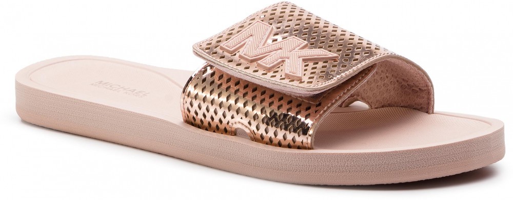 mk slides rose gold