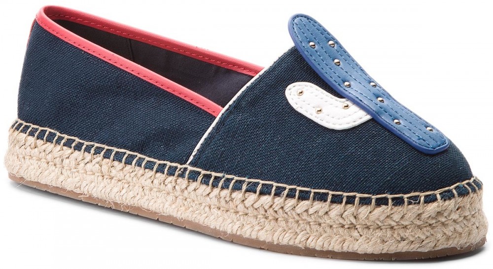 Espadrilles TOMMY HILFIGER - Patch Espadrille Corporate FW0FW03389 Midnight 403