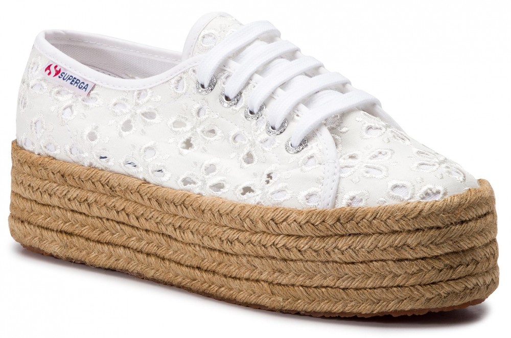 Espadrilles SUPERGA - 2790 Quatrefoilsangalloropew S00FIM0 White 901