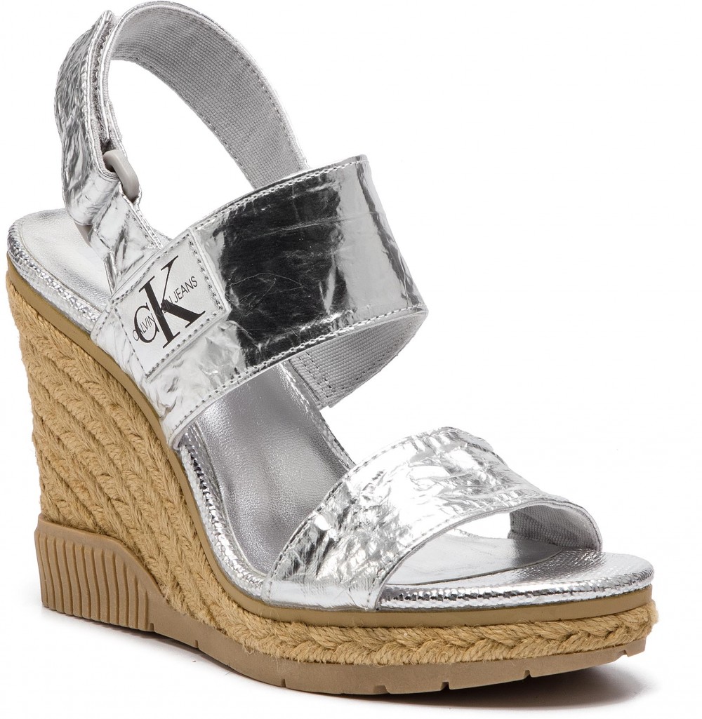 Espadrilles CALVIN KLEIN JEANS - RE9852 Silver