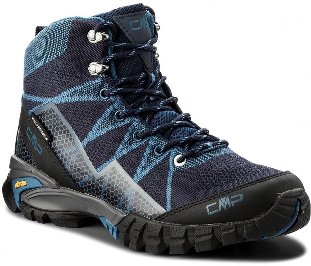 Bakancs CMP - Tauri Mid Trekking Shoes WP 38Q9977 Black Blue N950