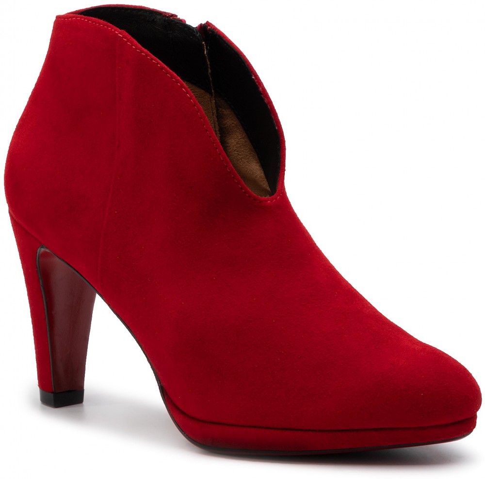 Magasított cipő CAPRICE - 9-25305-23 Red Suede 530