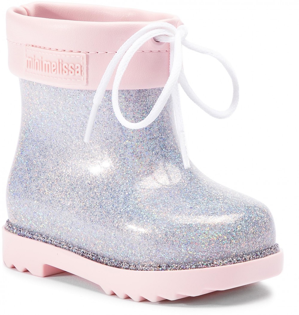 Gumicsizmák MELISSA - Mini Melissa Rain Boot Bb 32424 Pink/Clear Glitter 53403