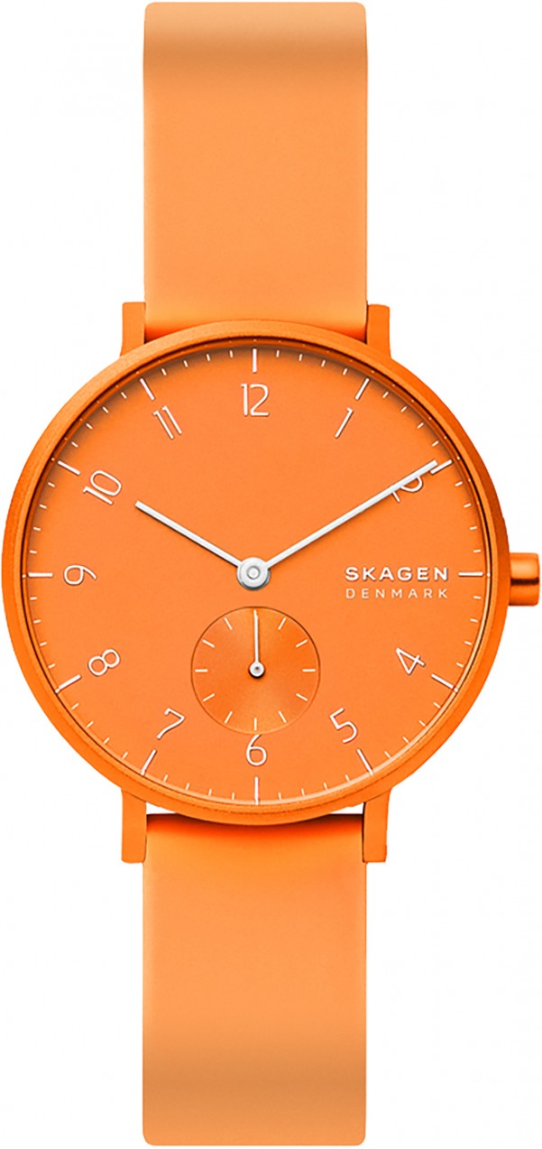 Karóra SKAGEN - Aaren Kulor Neon SKW2821 Orange/Orange