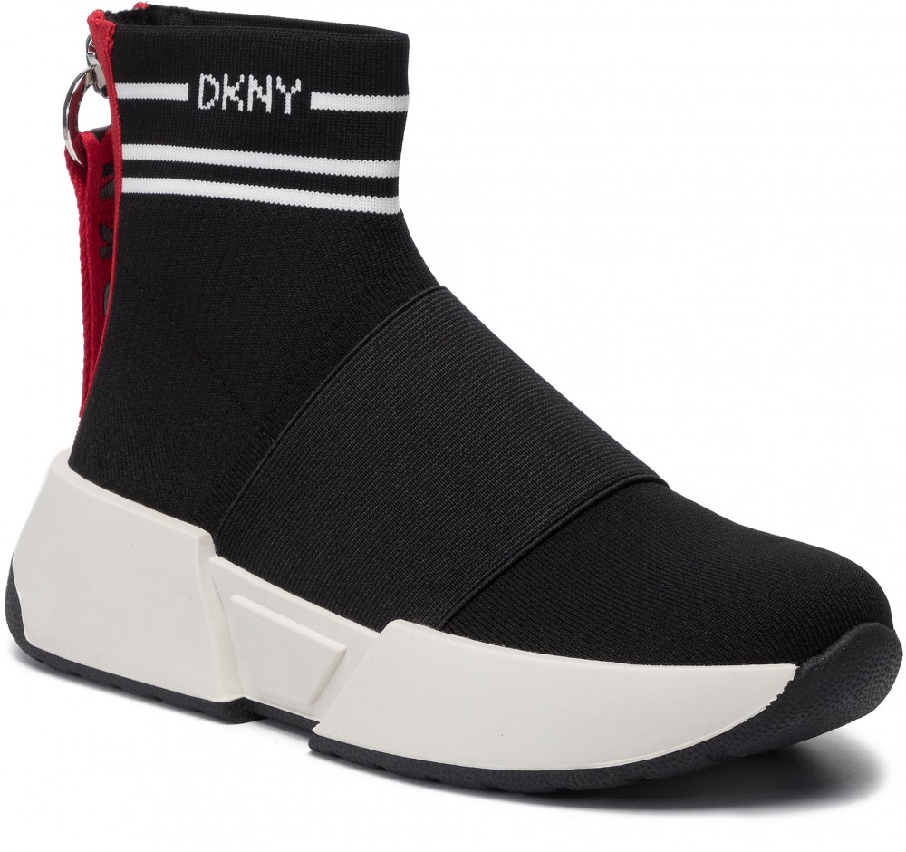 Sportcipő DKNY - Marini K2920251 Knit Black/White Blw