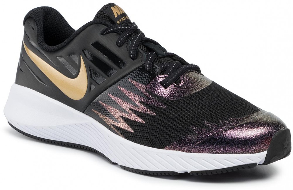 Cipő NIKE - Star Runner Sh (Gs) AV4488 001 Black/Metallic Gold/White