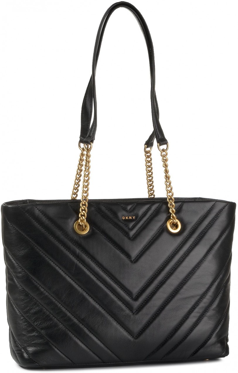 Táska DKNY - Vivian Md Tote R94ABF95 Blk/Gold BGD