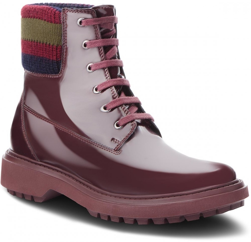 Bakancs GEOX - A Asheely B D847AB 000BC C7357 Dk Burgundy