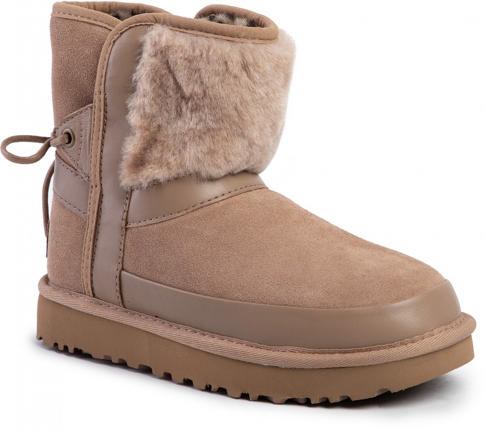 Cipő UGG - W Classic Leopard Lined Bow 1105354 Amp