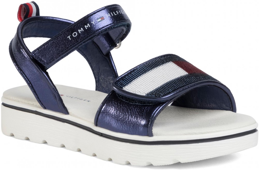 Szandál TOMMY HILFIGER - Velcro Sandal T3A2-30637-0892 M Blue 800