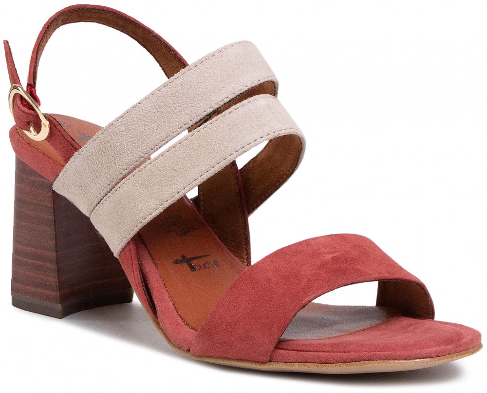 Szandál TAMARIS - 1-28317-24 Ruby/Ivory 534