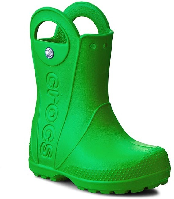 Gumicsizmák CROCS - Handle It Rain Boot Kids 12803 Grass Green