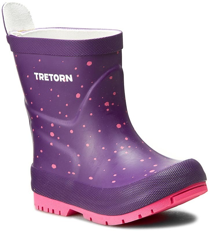 Gumicsizmák TRETORN - Sticky Dots 473280 Purple 95