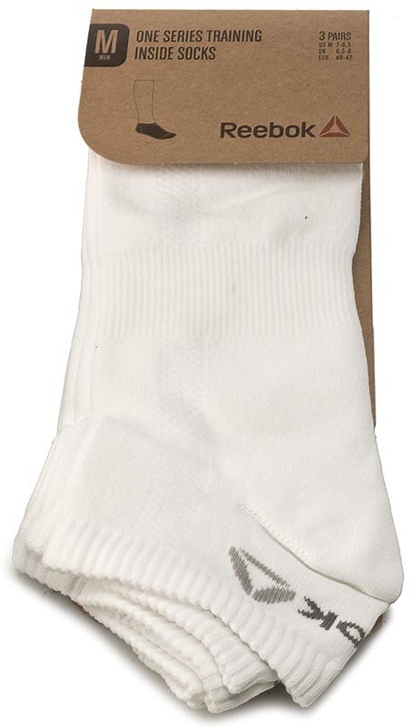 Három pár rövid férfi zokni Reebok - Os Tr M 3P BP6233 White/White