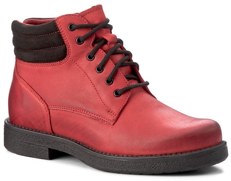 Magasított cipő WASAK - 0480 Piros