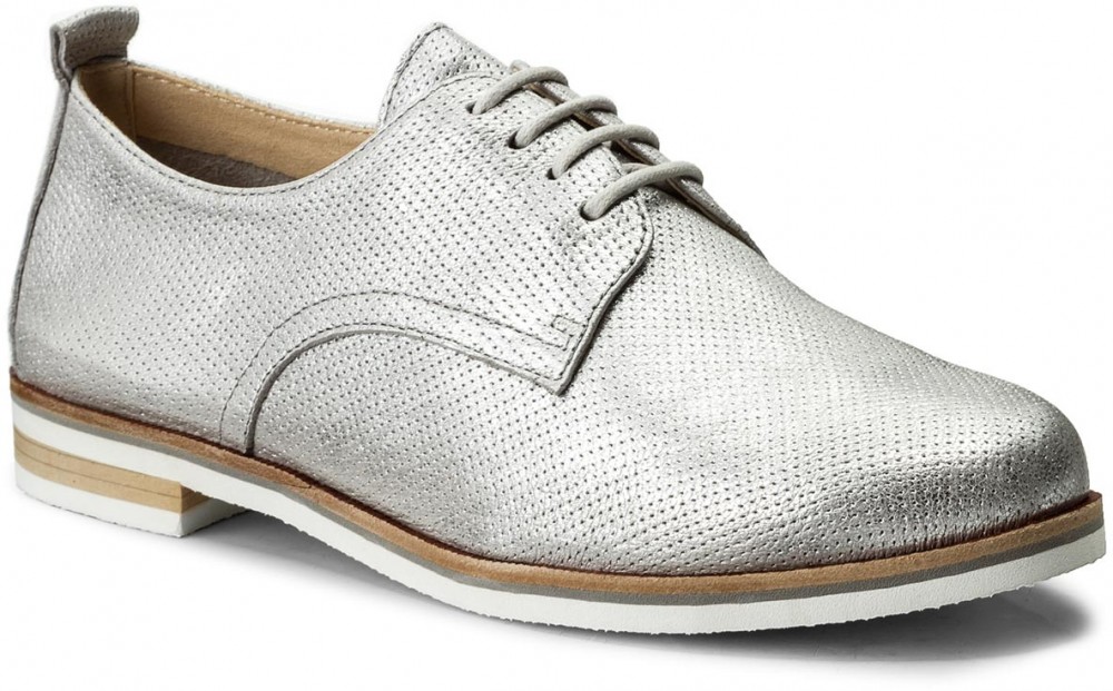 Oxford cipők CAPRICE - 9-23200-20 Silver Metal 920