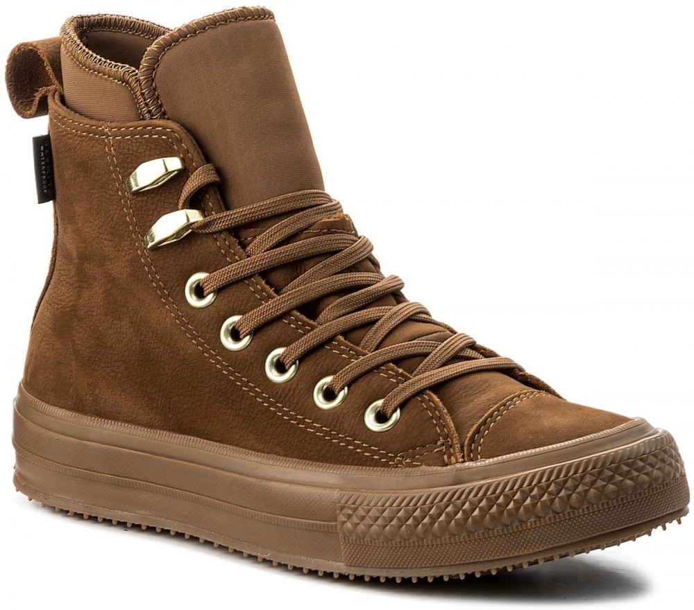 Sportcipő CONVERSE - Ctas Wp Boot Hi 557946C Brown/Brown/Brass