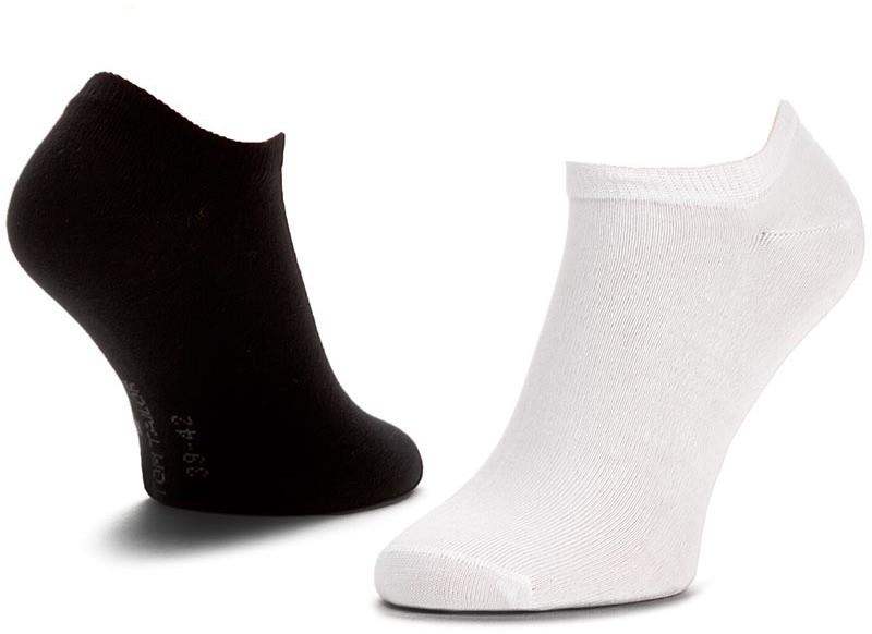 Két pár rövid női zokni TOM TAILOR - 9477 Black 610