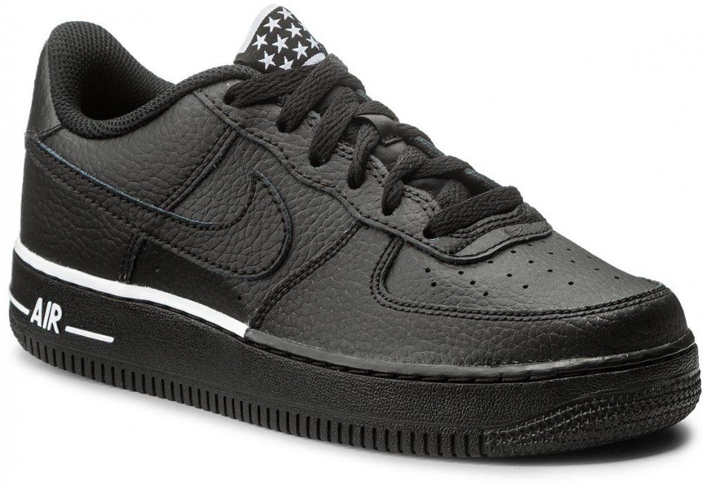 Cipő NIKE - Air Force 1 (GS) 596728 036 Black/Black/White