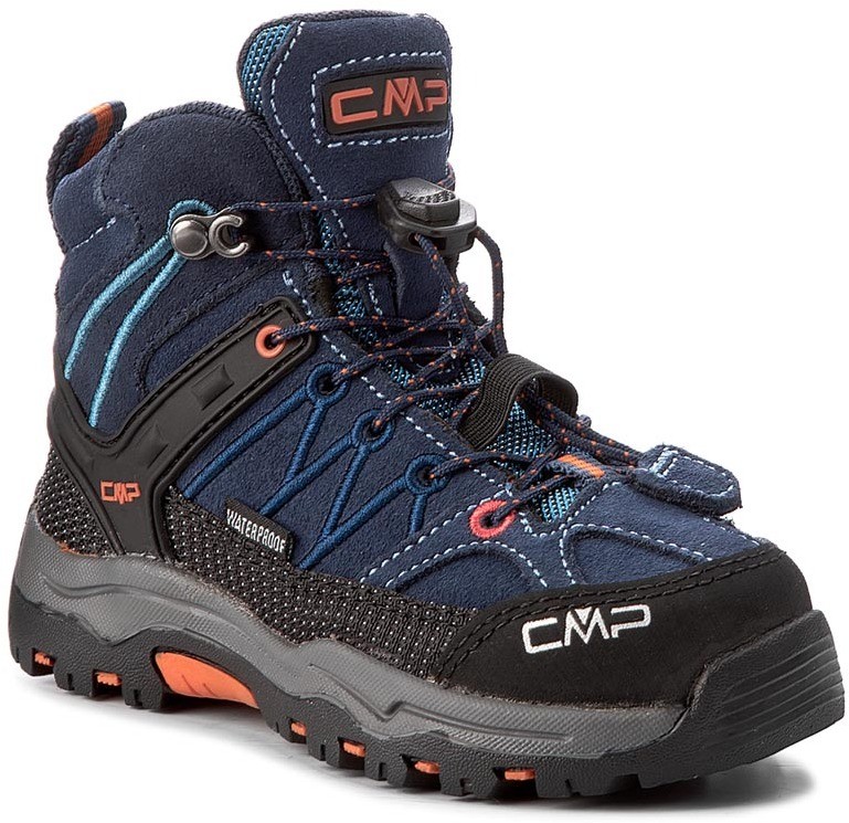 Bakancs CMP - Kids Rigel Mid Trekking Shoes Wp 3Q12944K Artico/Chili 84BD