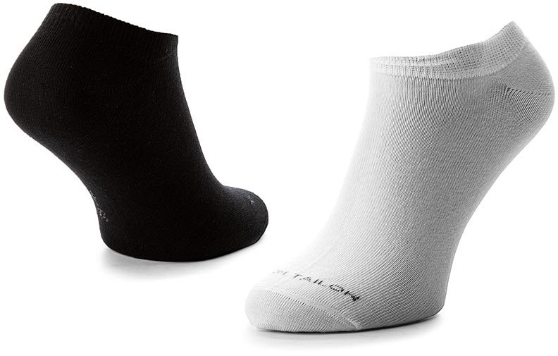 Két pár rövid unisex zokni TOM TAILOR - 9983 Black 610