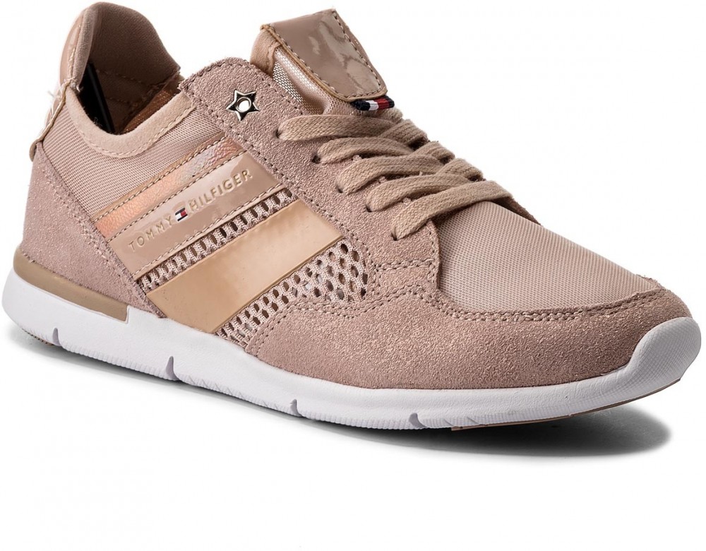 Sportcipő TOMMY HILFIGER - Metallic Light Weight Sneaker FW0FW02996 Dusty Rose 502