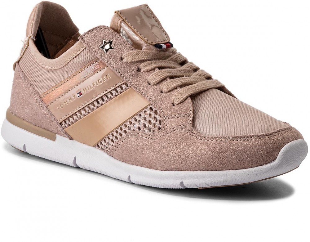 Sportcipő TOMMY HILFIGER - Metallic Light Weight Sneaker FW0FW02996 Dusty Rose 502