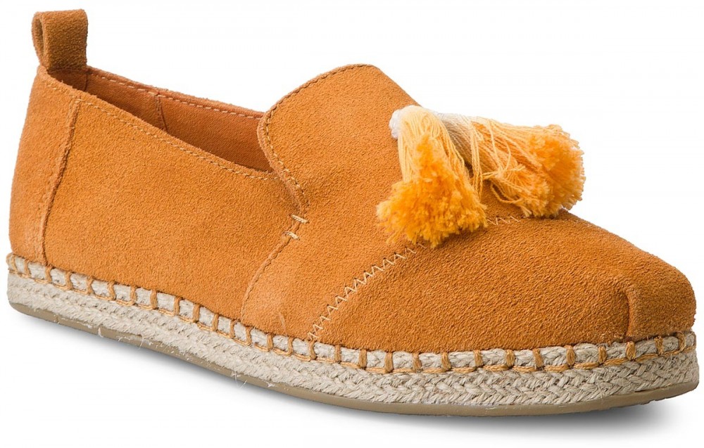 Espadrilles TOMS - Deconstructed Alpargata Rope 10011727 Saffron Suede/Tassel