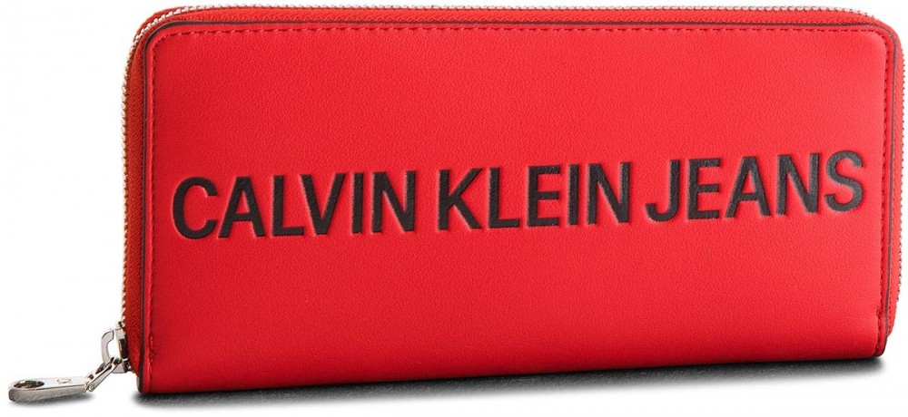 Nagy női pénztárca CALVIN KLEIN JEANS - Sculpted Zip Around K40K400408 623