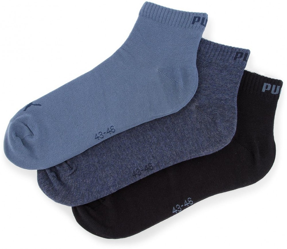 Három pár rövid férfi zokni PUMA - 906978 Denim Blue 10