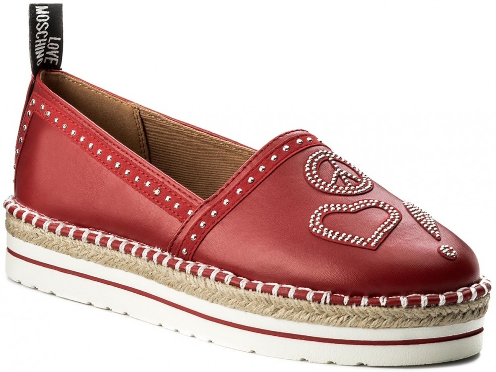 Espadrilles LOVE MOSCHINO - JA10093G15IC050A Rosso