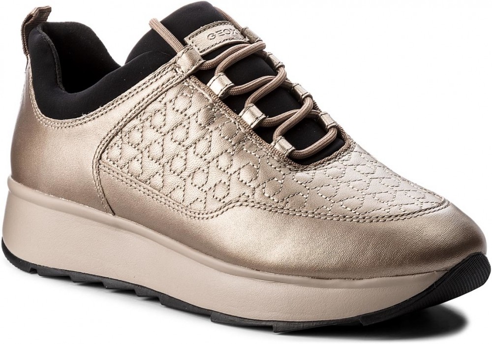 Sportcipő GEOX - D Gendry C D845TC 0BVNF C9HQ6 Lead/Taupe