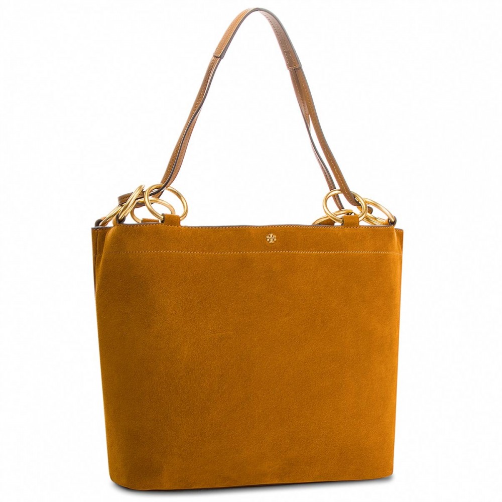 Táska TORY BURCH - Farrah Tote 48917 Dark Tiramisu