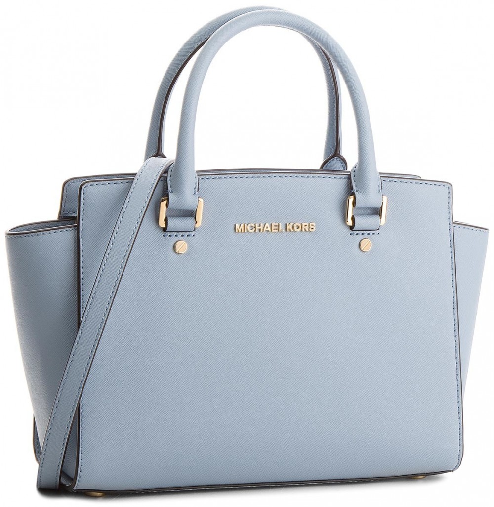 Michael kors selma pale blue top