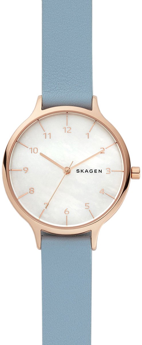 Karóra SKAGEN - Anita SKW2703 Blue/Rose Gold