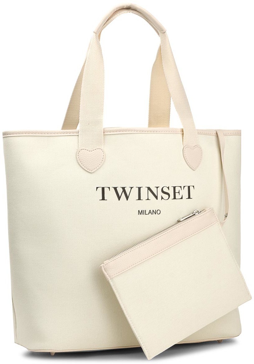 Táska TWINSET - Shopping AS8PNA Avorio Chiaro 0018C