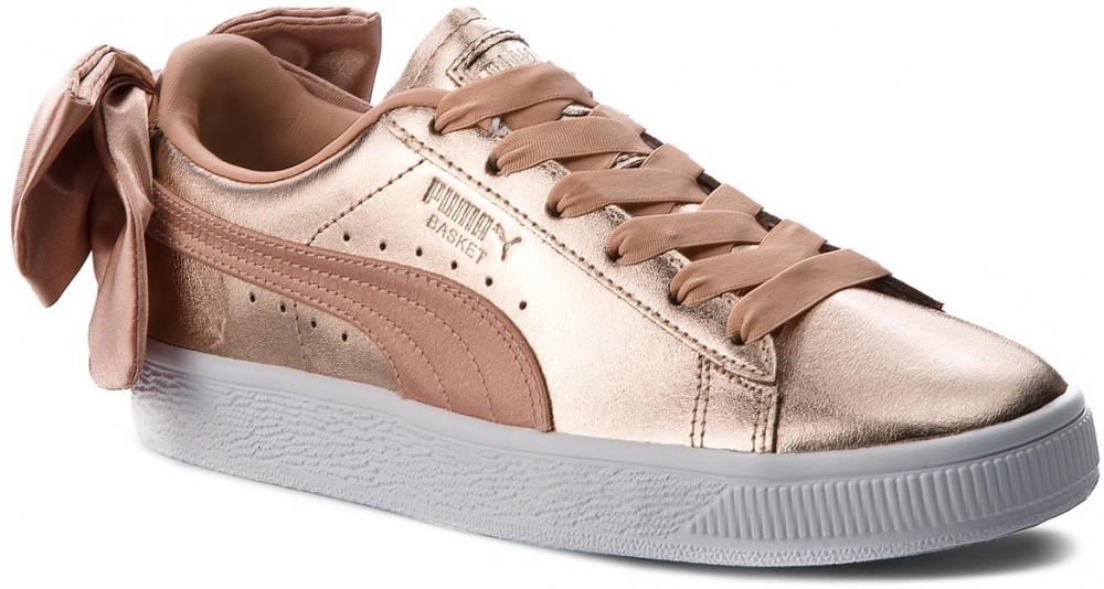 Sportcipő PUMA - Basket Bow Luxe Wn's 367851 01 Dusty Coral/Puma White