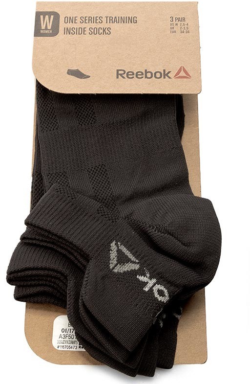 Három pár rövid női zokni Reebok - Os Tr M 3P BP6242 Black/Black