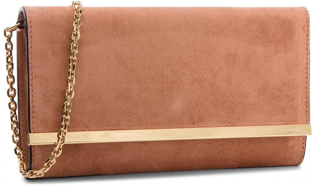 Táska COCCINELLE - CQ7 Lumiere Suede E1 CQ7 19 02 01 Argile P01