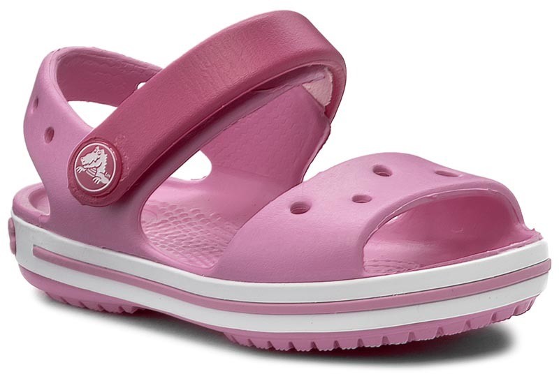 Szandál CROCS - Crocband Sandal Kids 12856 Candy Pink/Party Pink
