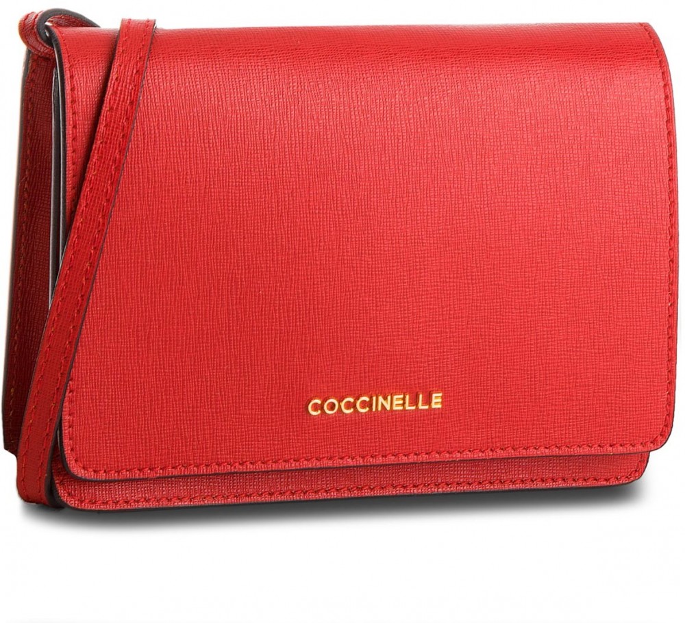 Táska COCCINELLE - CV3 Mini Bag E5 CV3 55 D6 05 Coquelicot R09