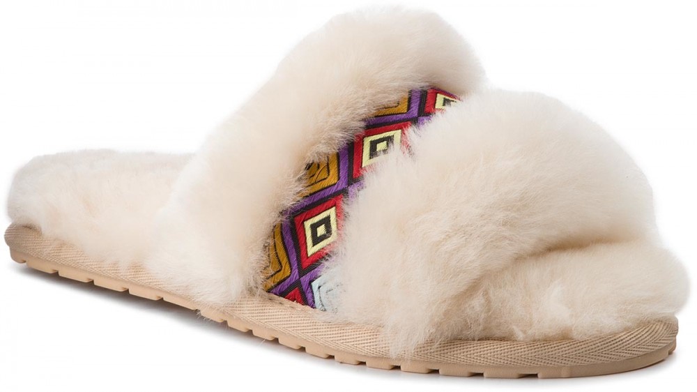 Zártpapucs EMU AUSTRALIA - Wrenlette Tribal W11904 Natural