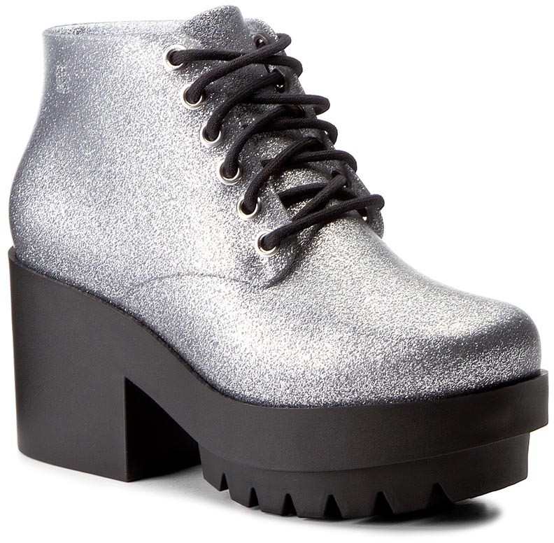 Magasított cipő MELISSA - Stellar Ad 31619 Silver Glitter 52984