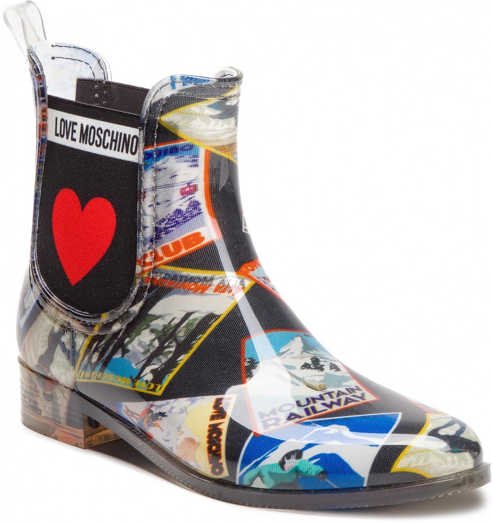 Gumicsizmák LOVE MOSCHINO - JA21013G06JQ0000 Nero