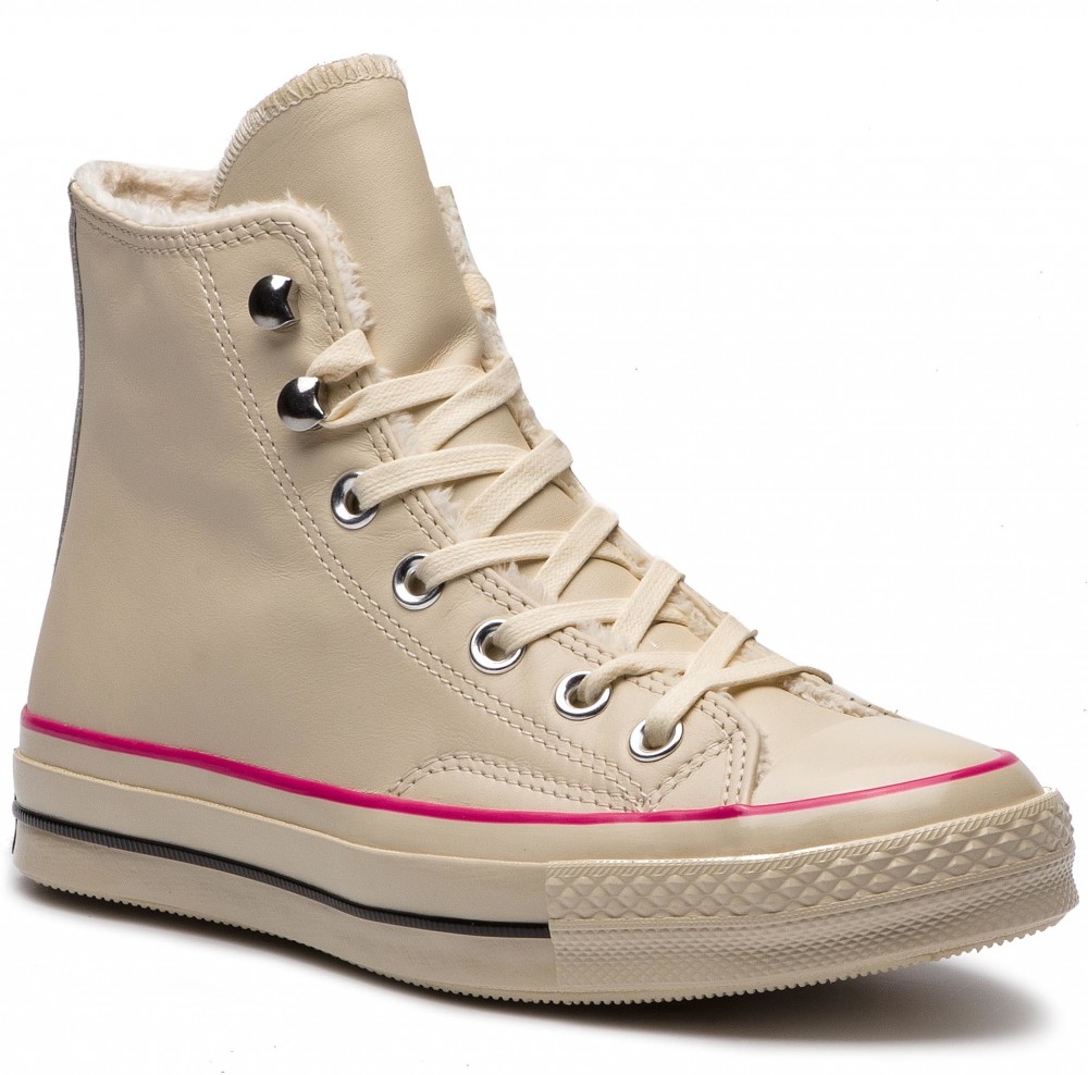 Tornacipő CONVERSE - Chuck 70 Hi 162434C Natural Ivory/Pink