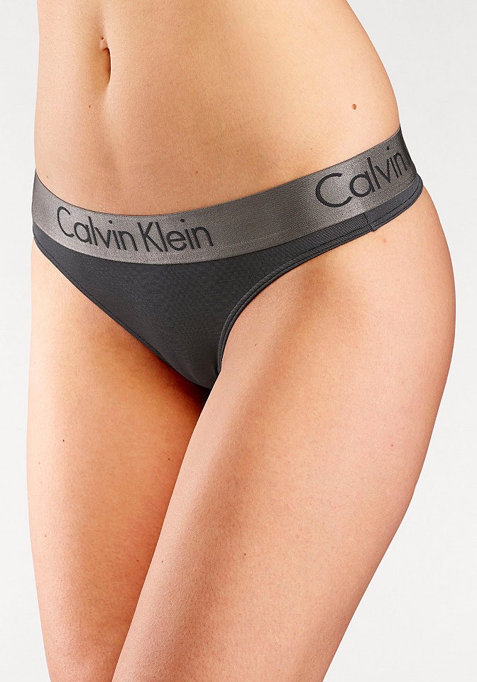 Calvin klein underwear Calvin Klein tanga >>Dual Tone<<,1 db fekete S